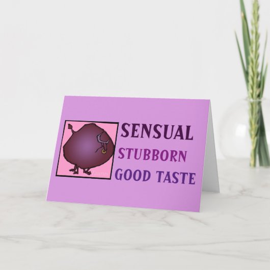 Birthday Zodiac Sign Personality Taurus Kaart (Voorkant)