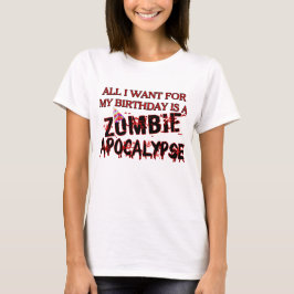 Birthday Zombie Apocalypse T-shirt