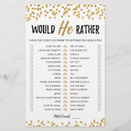 Birthday Zou hij het meest bewerkbare spel