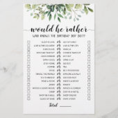 Birthday Zou hij het meest bewerkbare spel (Voorkant)