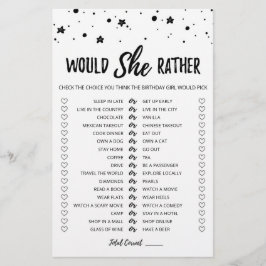 Birthday Zou ze een vrij bewerkbaar spel kunnen sp