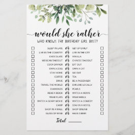 Birthday Zou ze een vrij bewerkbaar spel kunnen sp