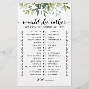 Birthday Zou ze een vrij bewerkbaar spel kunnen sp