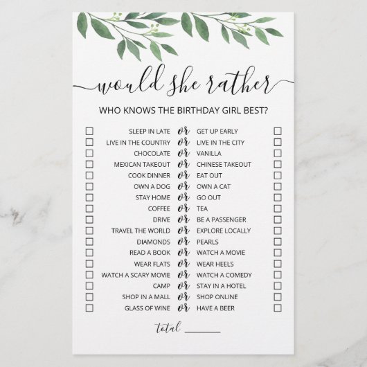 Birthday Zou ze een vrij bewerkbaar spel kunnen sp (Voorkant)