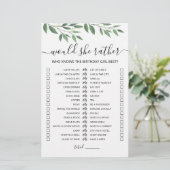 Birthday Zou ze een vrij bewerkbaar spel kunnen sp (Staand voorkant)