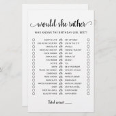 Birthday Zou ze een vrij bewerkbaar spel kunnen sp (Voorkant / Achterkant)