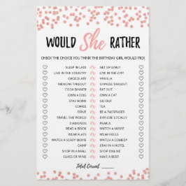 Birthday Zou ze een vrij bewerkbaar spel kunnen sp