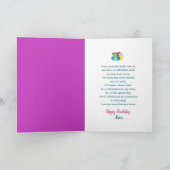 Birthday, zuster, Window and Cupcake and Cups Kaart (Binnen)