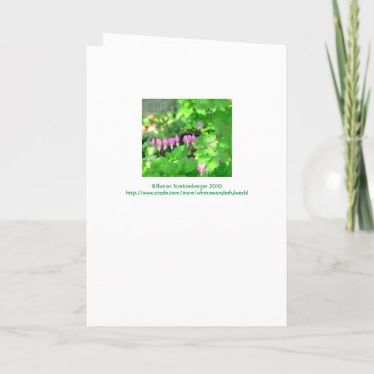 BirthdayCard, "Ik ben zo blij dat je bent geboren" Kaart (Achterkant)