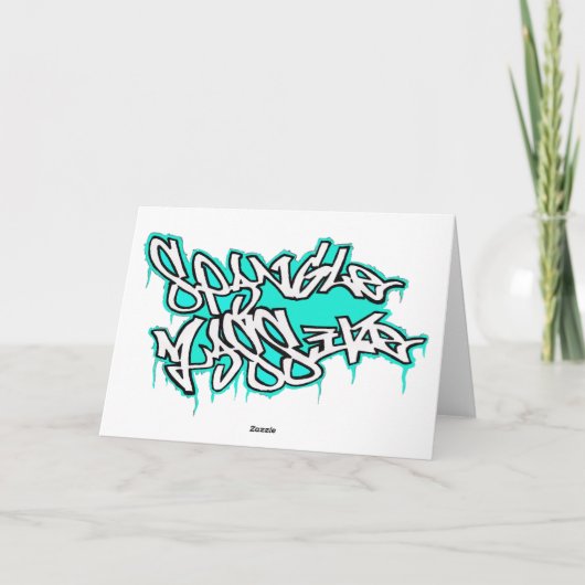 BIRTHDAYcard spangleMASSIVE I TOONS Kaart (Achterkant)