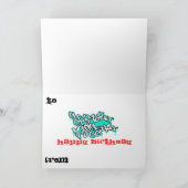 BIRTHDAYcard spangleMASSIVE Kaart (Binnen)