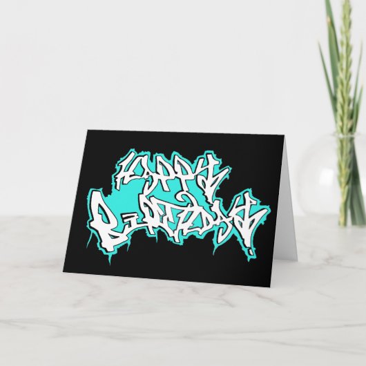 BIRTHDAYcard spangleMASSIVE Kaart (Voorkant)