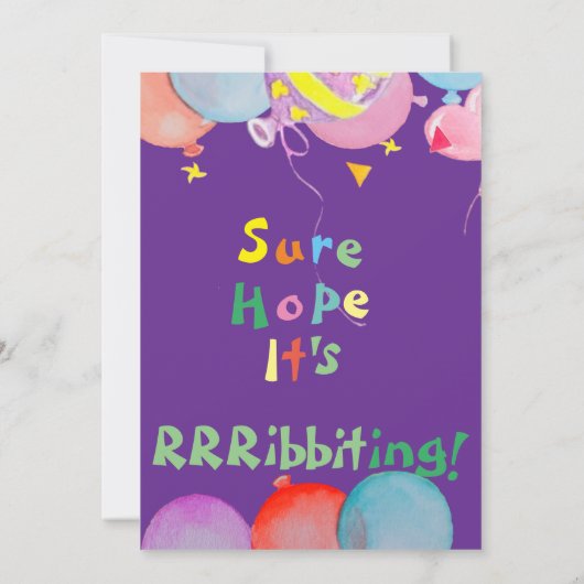 BirthdayPersonalizedGreetingcardfora four yearold. Bedankkaart (Achterkant)