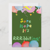 BirthdayPersonalizedGreetingkaart voor vier jaar. Bedankkaart (Achterkant)