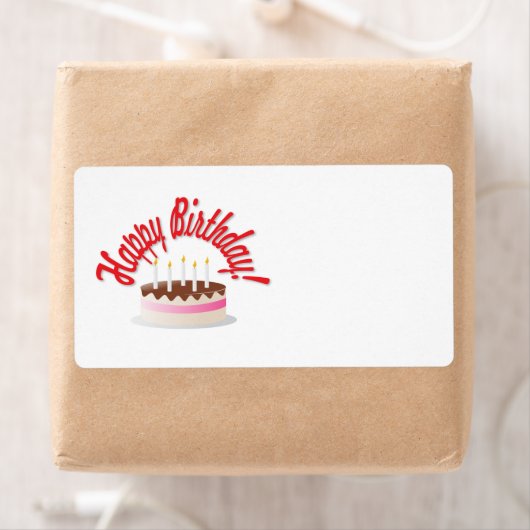 Birthday's cake etiket (Insitu)