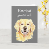 Birthdays Fun Scrolling for Birth Year Card Kaart (Gele Bloem)