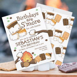Birthdays is leuker voor vrienden marshmallow kaart