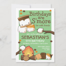 Birthdays is leuker voor vrienden marshmallow kaart