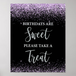 Birthdays is niet op de hoogte. Neem een handteken Poster