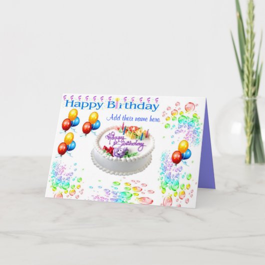 Birthdays_Kaart Kaart (Voorkant)