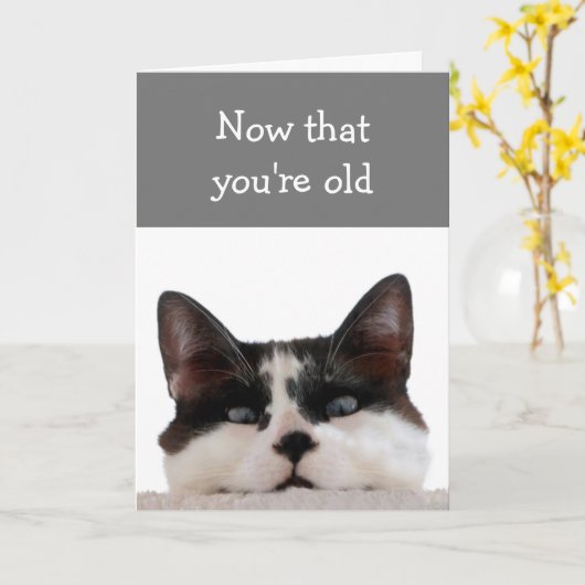 Birthdays more Doctors dan Friends Fun Old Timer Kaart (Gele Bloem)