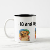birthdays Mug Tweekleurige Koffiemok (Links)