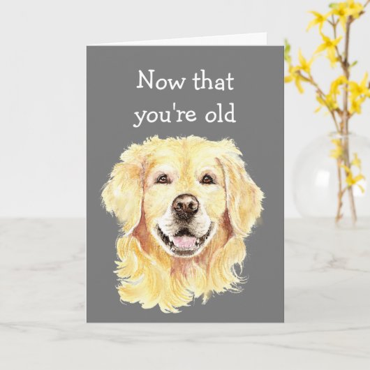 Birthdays schakel de muziekvun Old Timer Card uit Kaart (Gele Bloem)
