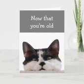 Birthdays schakel de muziekvun Old Timer Card uit Kaart (Voorkant)