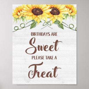 BIRTHDAYS ZIJN SCHAKELAARS... NEEM EEN BEHANDELING POSTER