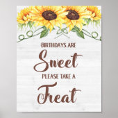 BIRTHDAYS ZIJN SCHAKELAARS... NEEM EEN BEHANDELING POSTER (Voorkant)