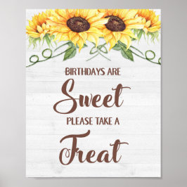 BIRTHDAYS ZIJN SCHAKELAARS... NEEM EEN BEHANDELING POSTER
