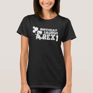 Birthdaysaurus Rex 1 dinosaur 1st verjaardag voor T-shirt