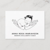 *~* Birthing Midwel Zwangerschap Doula Nanny Busin Visitekaartje (Voorkant)