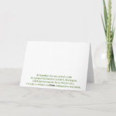 Birthmothers Day Card Kaart (Achterkant)