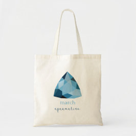Birthstone Aquamarine Tote Bag