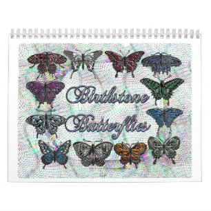 Birthstone Butterfly Agenda Kalender