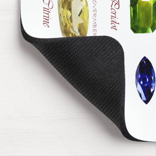 Birthstone Chart Muismat (Hoek)