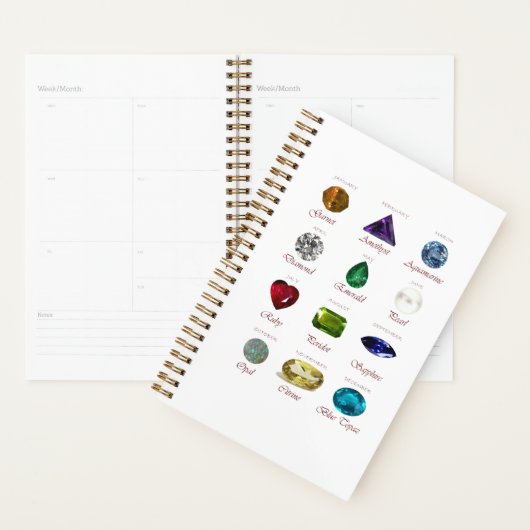 Birthstone Chart Planner (Display)