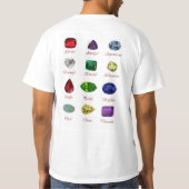 Birthstone Chart Ruby Juli T-Shirt (Achterkant)