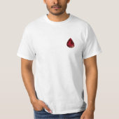 Birthstone Chart Ruby Juli T-Shirt (Voorkant)