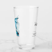 Birthstone Dragon: Aquamarine Glas (Links)