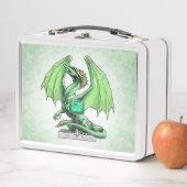Birthstone Dragon: Emerald (In situ)
