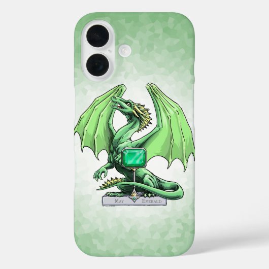 Birthstone Dragon: Emerald Hoesje-Mate iPhone Case-Mate iPhone Case (Achterkant)