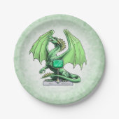 Birthstone Dragon: Emerald Papieren Bordje (Voorkant)
