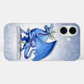 Birthstone Dragon: Sapphire Hoesje-Mate Case-Mate iPhone Case (Achterkant (horizontaal))
