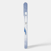 Birthstone Dragon: Sapphire Hoesje-Mate Case-Mate iPhone Case (Achterkant / Links)