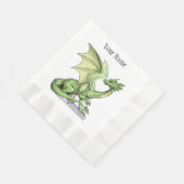Birthstone Dragon van augustus: Peridot Servet (Hoek)