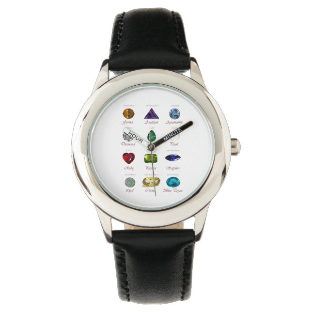 Birthstone Horloge (Voorkant)