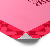 Birthstone Illustration for January - Garnet Poster (Hoek)