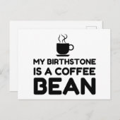 BIRTHSTONE IS EEN KOFFIEL BEEN BRIEFKAART (Voorkant / Achterkant)